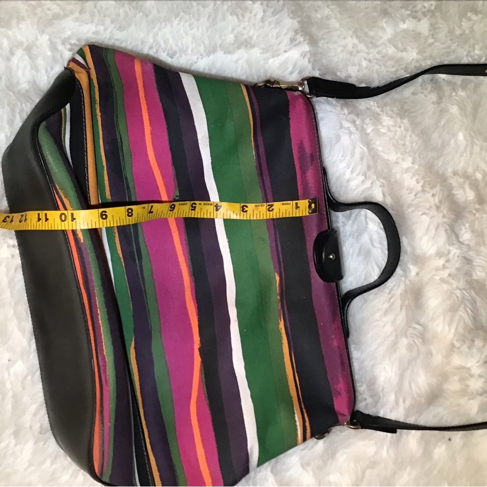 Kate Spade Saturday Sunset Stripe Bowler Satchel bag - Picture 8 of 9